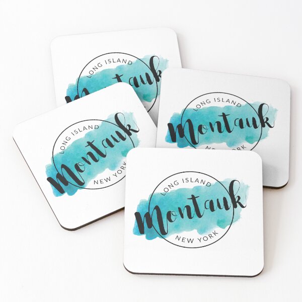 Item preview, Long Island, New York, Watercolor Badge designed and sold by Nauti & Nice Co.  Coastal Apparel Line.