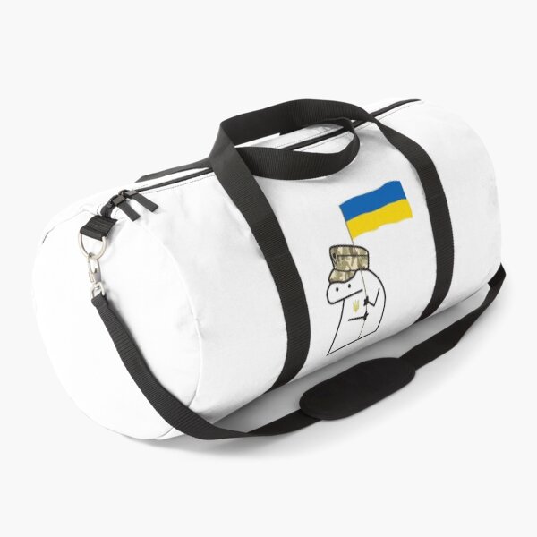 Aperçu de l'œuvre Florks armés d'Ukraine avec l'emblème du trident du drapeau ukrainien - Florks ZSU AFU Par Florkofcows créée et vendue par Aide.