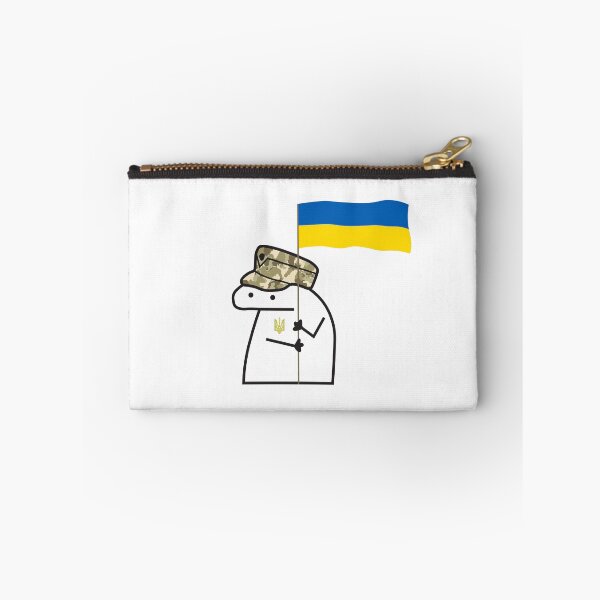 Item preview, Armed Florks of Ukraine With Ukrainian Flag Trident Emblem  - ZSU AFU Florks By Florkofcows designed and sold by Aide.