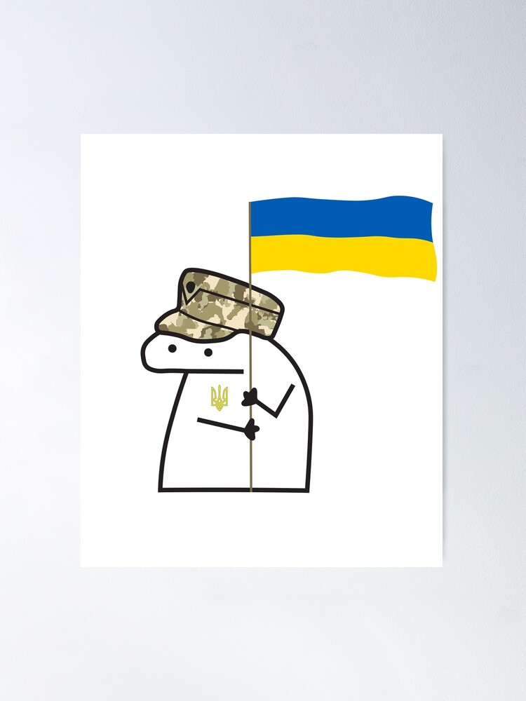 Armed Florks of Ukraine - Funny ZSU Flork AFU Florks Characters By  Florkofcows Sticker for Sale by Aide