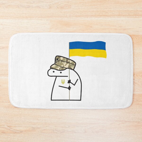 Item preview, Armed Florks of Ukraine With Ukrainian Flag Trident Emblem  - ZSU AFU Florks By Florkofcows designed and sold by Aide.
