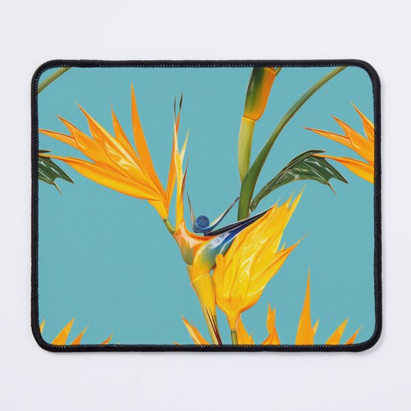 Item preview, Bird of Paradise Aqua Large Seamless designed and sold by allthis.