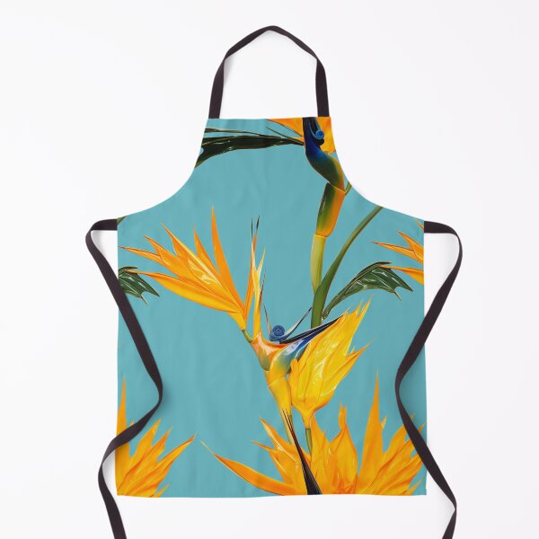 Item preview, Bird of Paradise Aqua Large Seamless designed and sold by allthis.