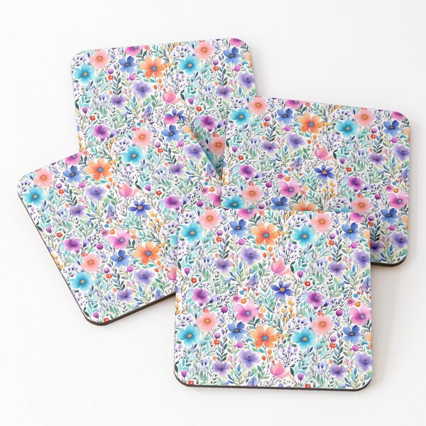 Item preview, Watercolor floral pattern designed and sold by Milqueya (Kayla) Vargas.