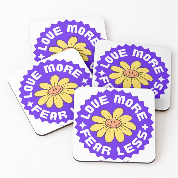 Item preview, Love More Fear Less  designed and sold by MeditatingWolf.