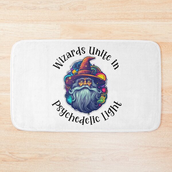 Item preview, Wizards Unite in Psychedelic Light - Black Text designed and sold by LMBoutique.