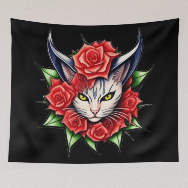 Item preview, Devilish kitty  designed and sold by Roxburylane.