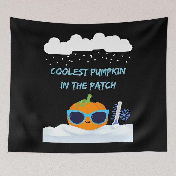 Item preview, Coolest pumpkin in the patch funny cute pumpkin in snow  designed and sold by Artstastic.