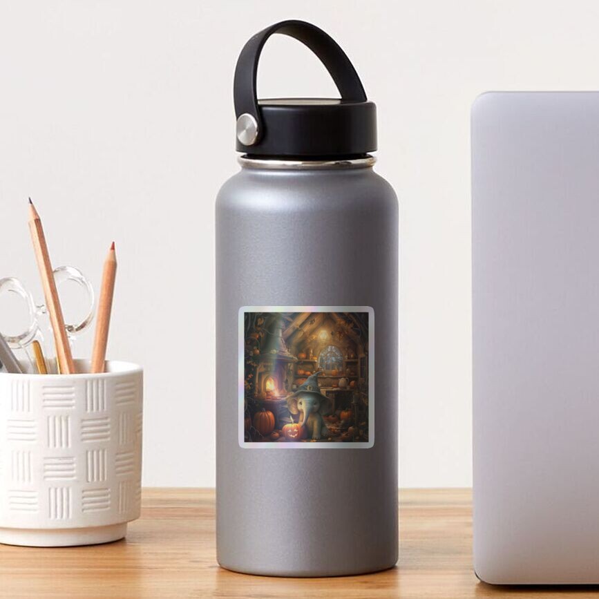 Item preview, Holographic Sticker designed and sold by phatpuppyart.
