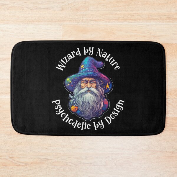 Item preview, Wizard by Nature, Psychedelic by Design - White Text designed and sold by LMBoutique.