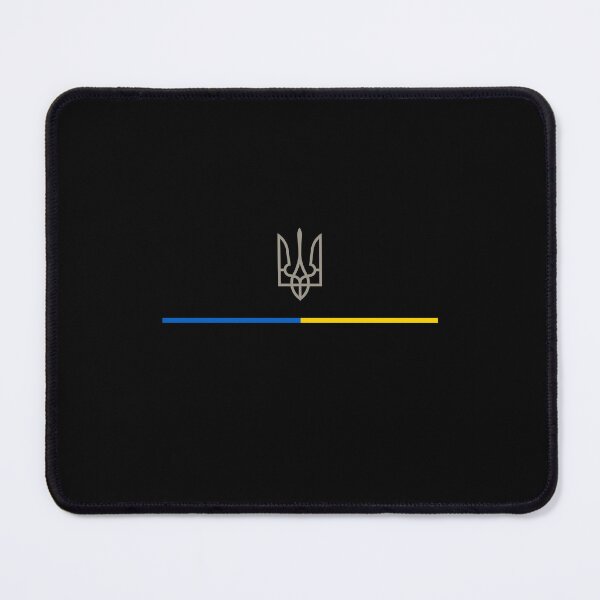 Item preview, Ukrainian Trident Tryzub Escudo - Blue-Yellow Stripe Flag of Ukraine - Zelensky Ukraine designed and sold by Aide.