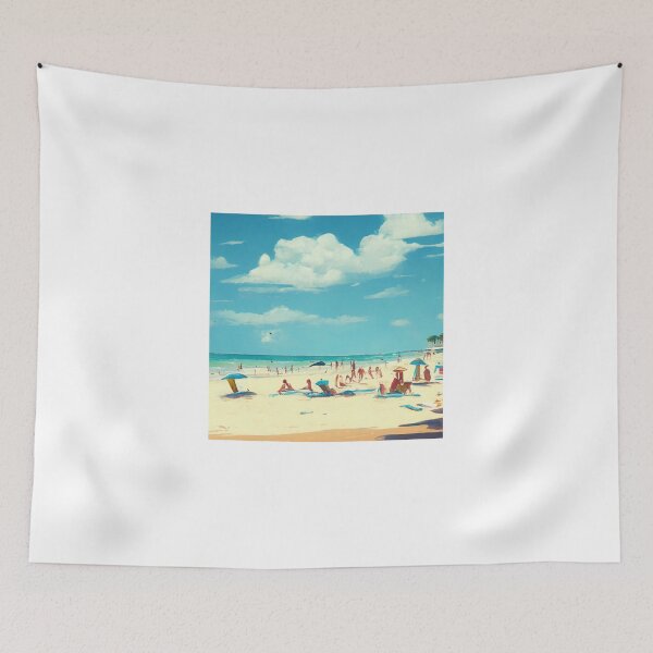 Item preview, Beachgoers In Watercolors designed and sold by Oldetimemercan.