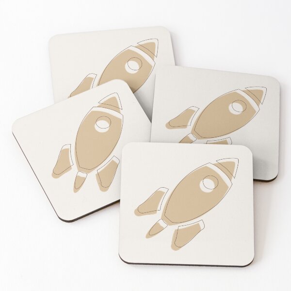 Item preview, Rocket Spacecraft Spaceship - Minimalist Style Simple Icon designed and sold by MKYArt.