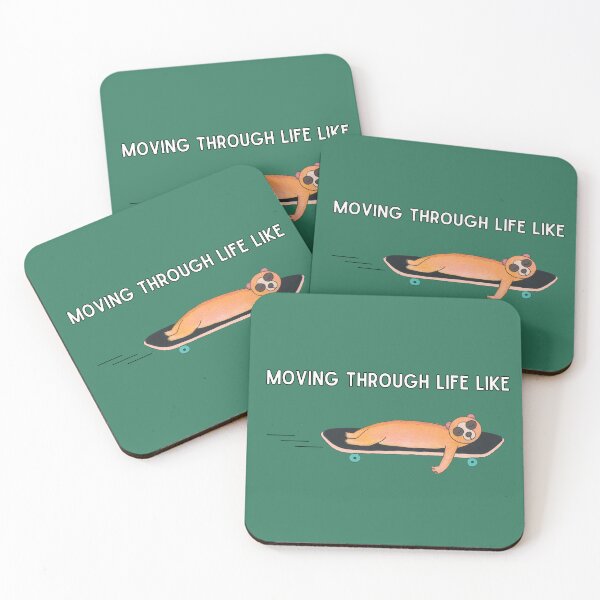 Item preview, Slow loris on skateboard moving through life  designed and sold by NashTheArtist.