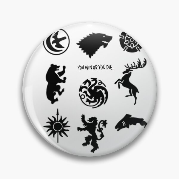 Item preview, Game of Thrones House Sigils: Win or Die designed and sold by RowLowCreations.