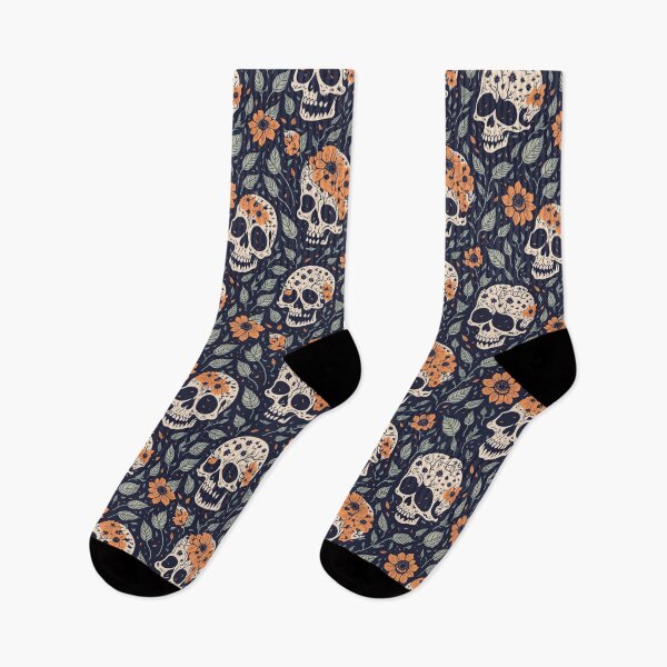 Item preview, Vintage Halloween Flower and Skull designed and sold by ngness.