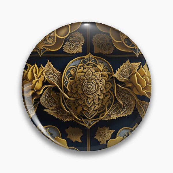 Item preview, Kanok pattern, ancient Thai pattern Art Print Background pattern designed and sold by Lukchaysonkon.