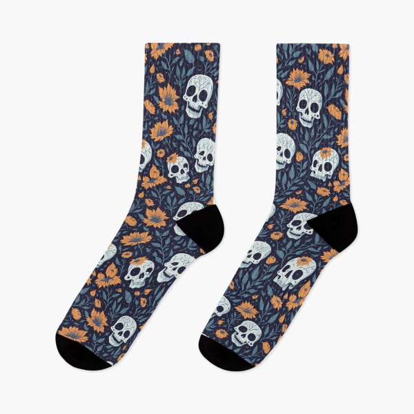 Item preview, Vintage Halloween Flower and Skull designed and sold by ngness.