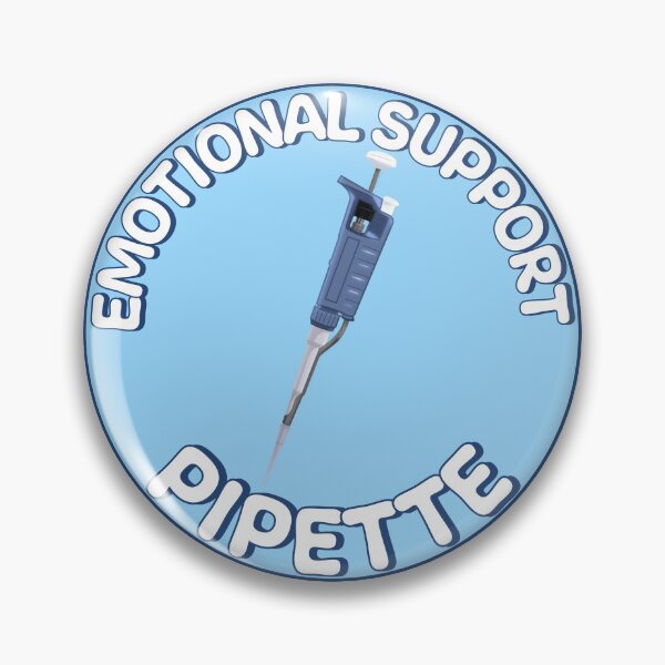 Item preview, Emotional Support Pipette - Blue designed and sold by briellemartens.