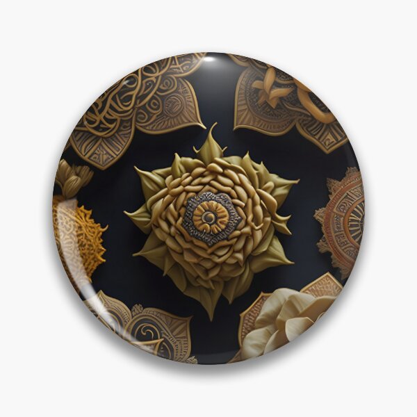 Item preview, Kanok pattern, ancient Thai pattern Art Print Background pattern designed and sold by Lukchaysonkon.