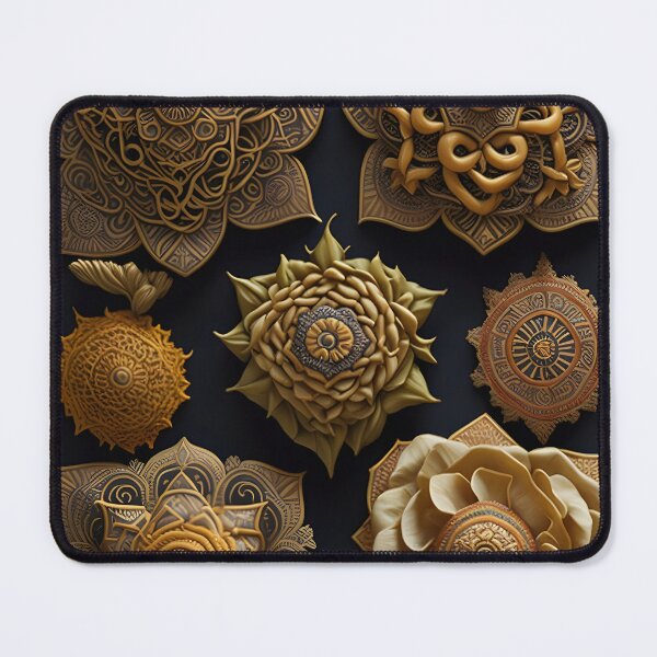 Item preview, Kanok pattern, ancient Thai pattern Art Print Background pattern designed and sold by Lukchaysonkon.