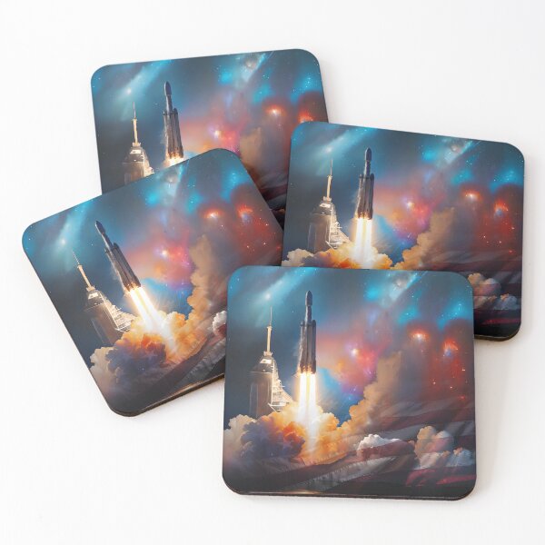 Item preview, A modern heavy payload rocket during launch designed and sold by Good Candy.