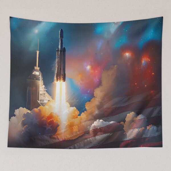 Item preview, A modern heavy payload rocket during launch designed and sold by Good Candy.