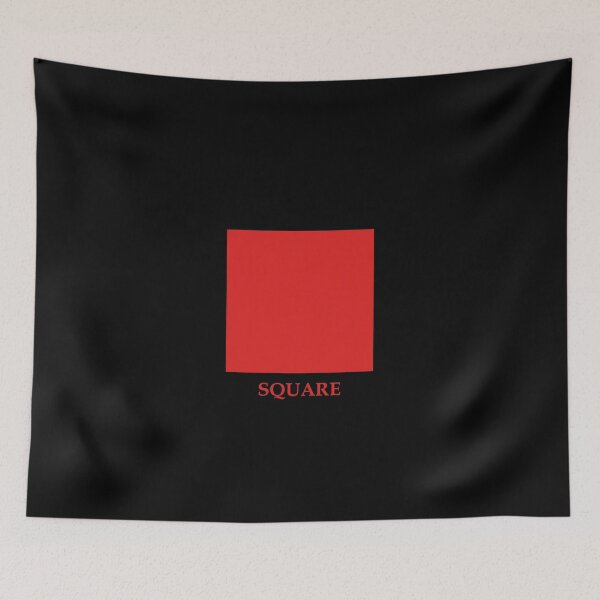 Item preview, Red Square On Black Background #5 designed and sold by nveus-circle.