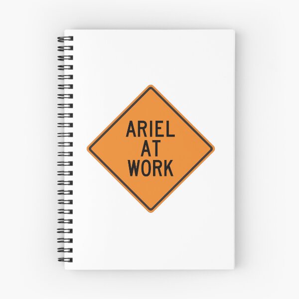 Item preview, Ariel at Work Funny Personalized Warning Sign designed and sold by Wurmbone.