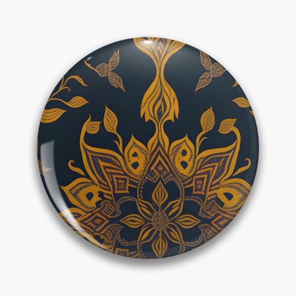 Item preview, Kanok pattern, ancient Thai pattern Art Print Background pattern designed and sold by Lukchaysonkon.