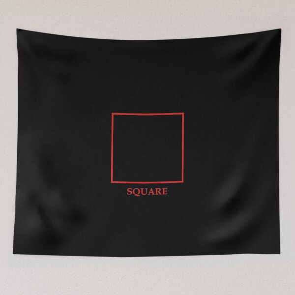 Item preview, Red Square On Black Background #6 designed and sold by nveus-circle.