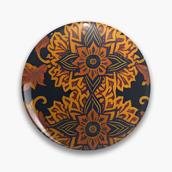 Item preview, Kanok pattern, ancient Thai pattern Art Print Background pattern designed and sold by Lukchaysonkon.