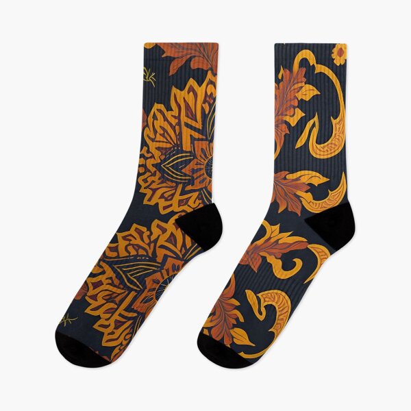Item preview, Kanok pattern, ancient Thai pattern Art Print Background pattern designed and sold by Lukchaysonkon.