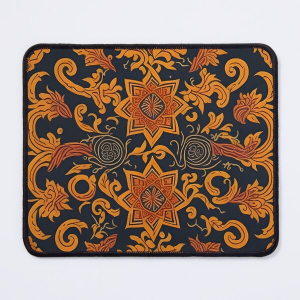 Item preview, Kanok pattern, ancient Thai pattern Art Print Background pattern designed and sold by Lukchaysonkon.