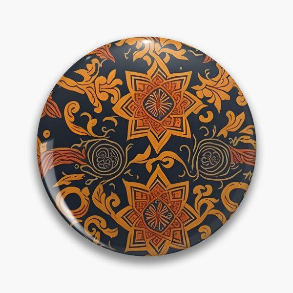 Item preview, Kanok pattern, ancient Thai pattern Art Print Background pattern designed and sold by Lukchaysonkon.