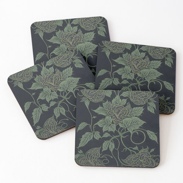 Item preview, Kanok pattern, ancient Thai pattern Art Print Background pattern designed and sold by Lukchaysonkon.