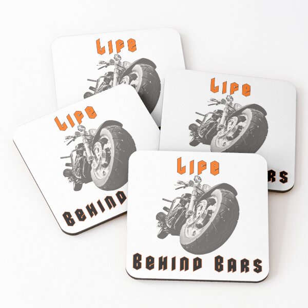 Item preview, Motorcycle Life Behind Bars Biker Born to Rider designed and sold by TheTSpot.