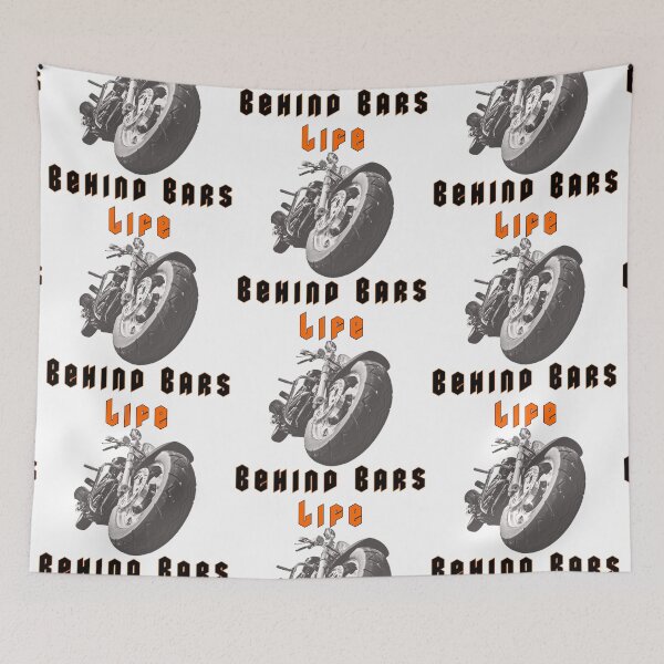Item preview, Motorcycle Life Behind Bars Biker Born to Rider designed and sold by TheTSpot.