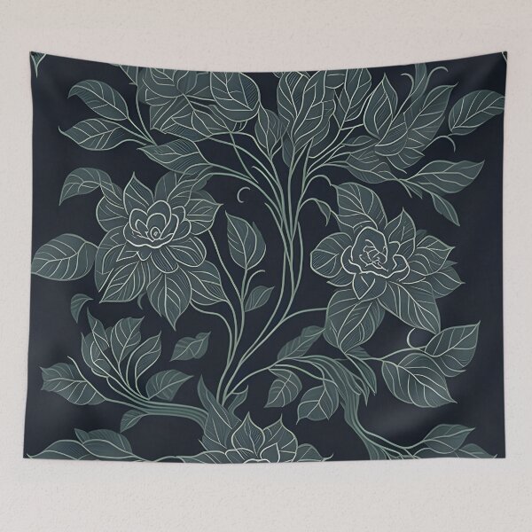 Item preview, Kanok pattern, ancient Thai pattern Art Print Background pattern designed and sold by Lukchaysonkon.