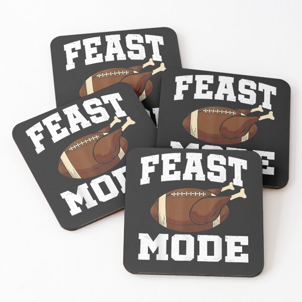 Item preview, Feast Mode Football Turkey Funny Thanksgiving Gift designed and sold by William Parker.
