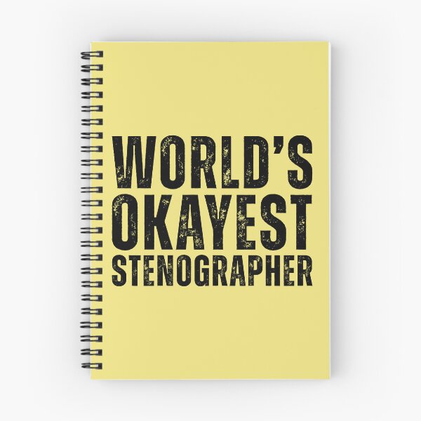Item preview, Worlds Okayest Stenographer designed and sold by kamrankhan.