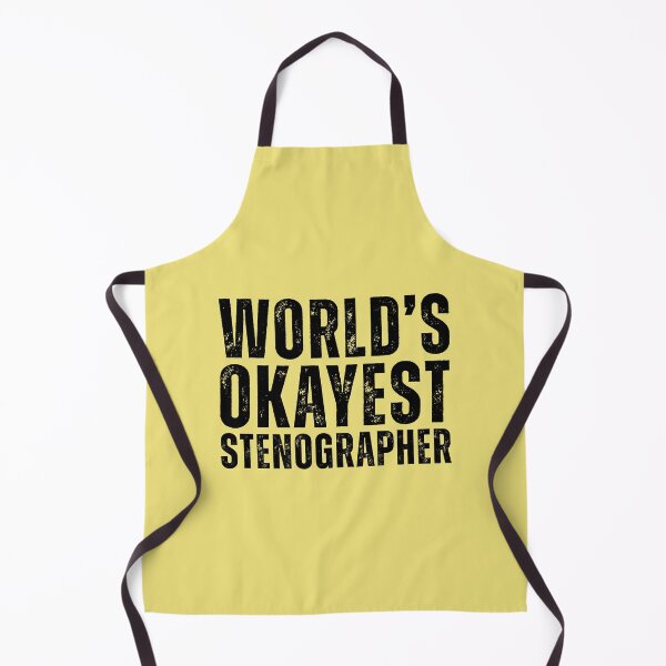 Item preview, Worlds Okayest Stenographer designed and sold by kamrankhan.