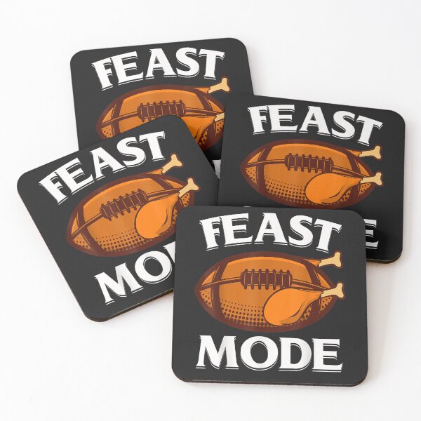 Item preview, Feast Mode Football Turkey Funny Thanksgiving Gifts Men Boys designed and sold by William Parker.