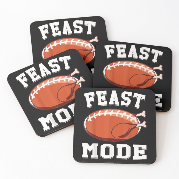 Item preview, Feast Mode Football Turkey Funny Thanksgiving Gifts Men Boys designed and sold by William Parker.