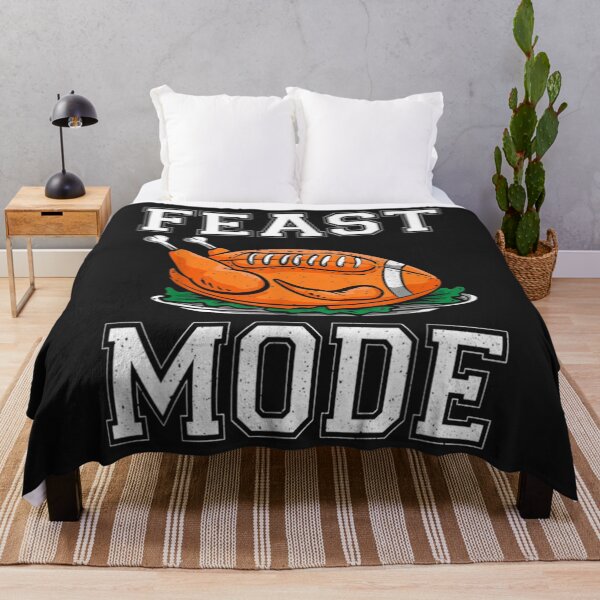 Item preview, Feast Mode Football Turkey Funny Thanksgiving Turkey Day designed and sold by William Parker.