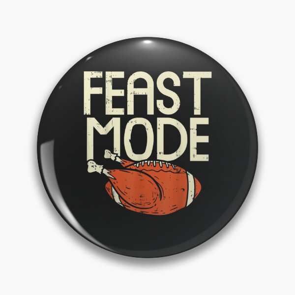 Item preview, Feast Mode Funny Thanksgiving Football Turkey Player Gift designed and sold by William Parker.