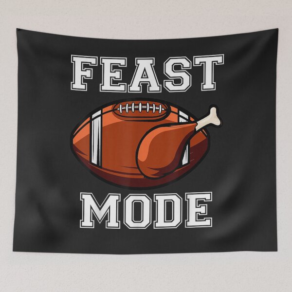 Item preview, Feast Mode Shirts, American Football Turkey Thanksgiving designed and sold by William Parker.