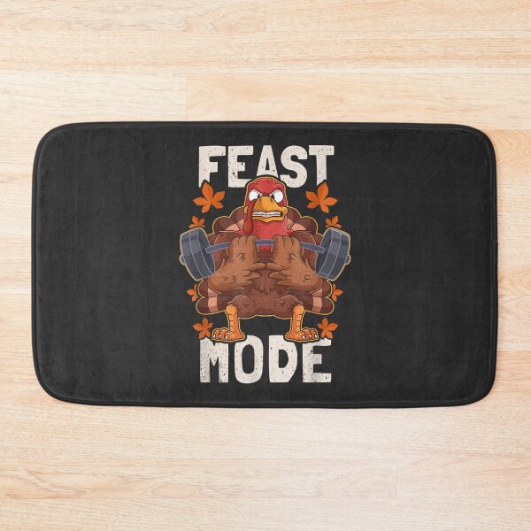 Item preview, Feast Mode Weightlifting Turkey Day Thanksgiving Christmas designed and sold by William Parker.