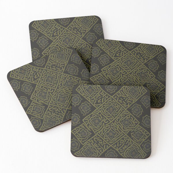 Item preview, Kanok pattern, ancient Thai pattern Art Print Background pattern designed and sold by Lukchaysonkon.