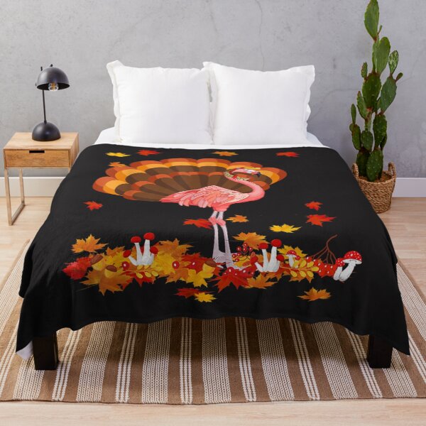 Item preview, Flamingo Turkey Cute Flamingo Turkey Fall Leaf Thanksgiving designed and sold by William Parker.